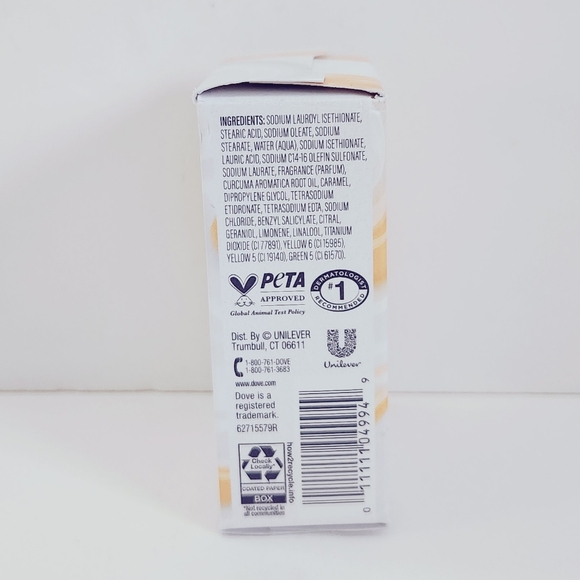 ⭐4/$15 Dove Turmeric Milk & Lemon Drop Plant Milk Cleansing Bar - Picture 2 of 9